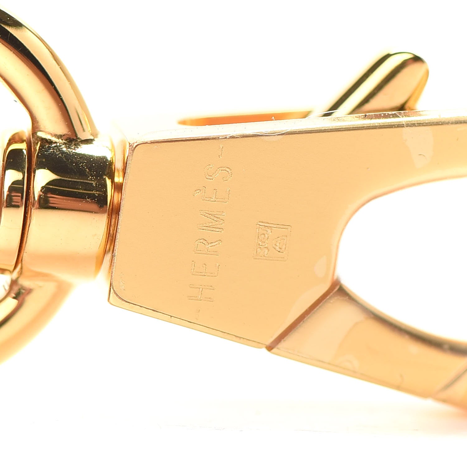 Hermes Epsom Horseshoe Mini Kelly Sellier 20 Craie Gold 32 of 33