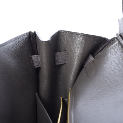 Hermes Togo Birkin 35 Etain 14 of 37