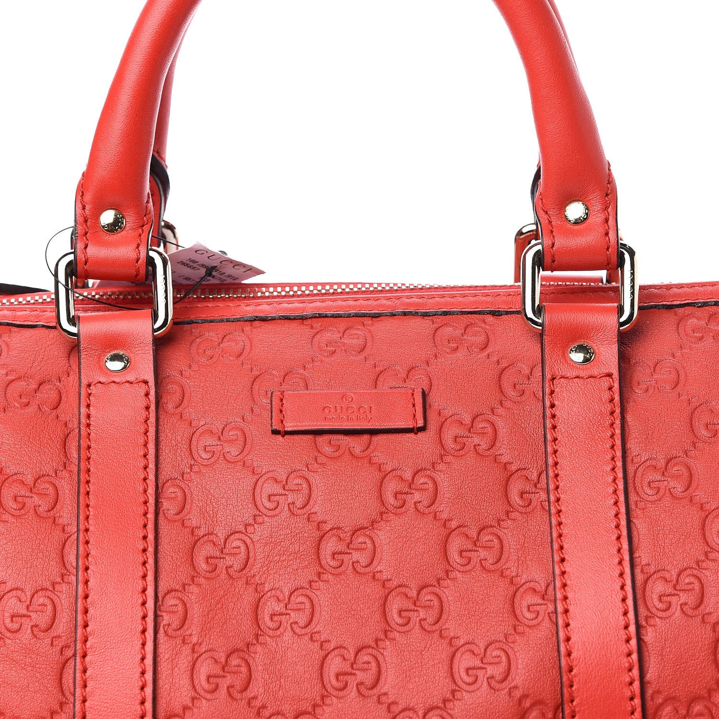 Guccissima Vitello Tender Medium Joy Boston Sporting Red