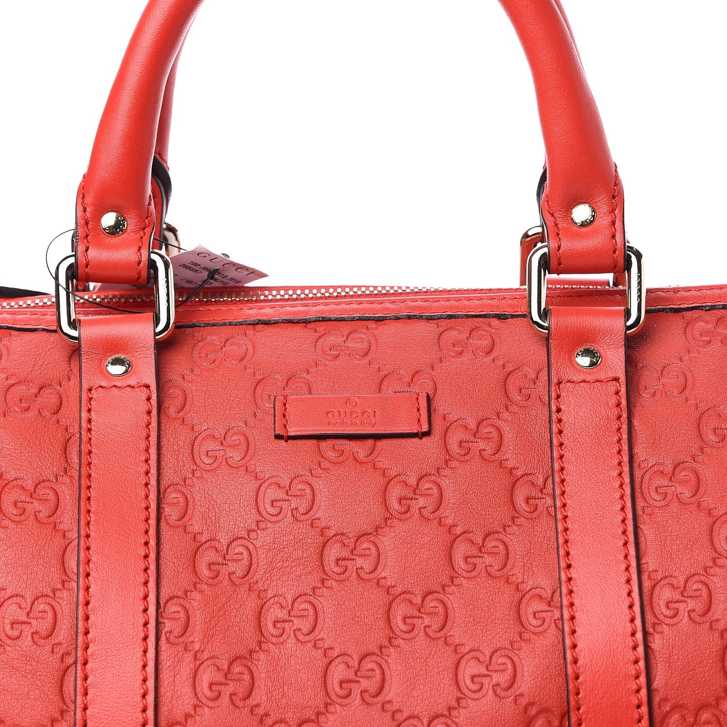 Gucci Guccissima Vitello Tender Medium Joy Boston Sporting Red 10 of 10