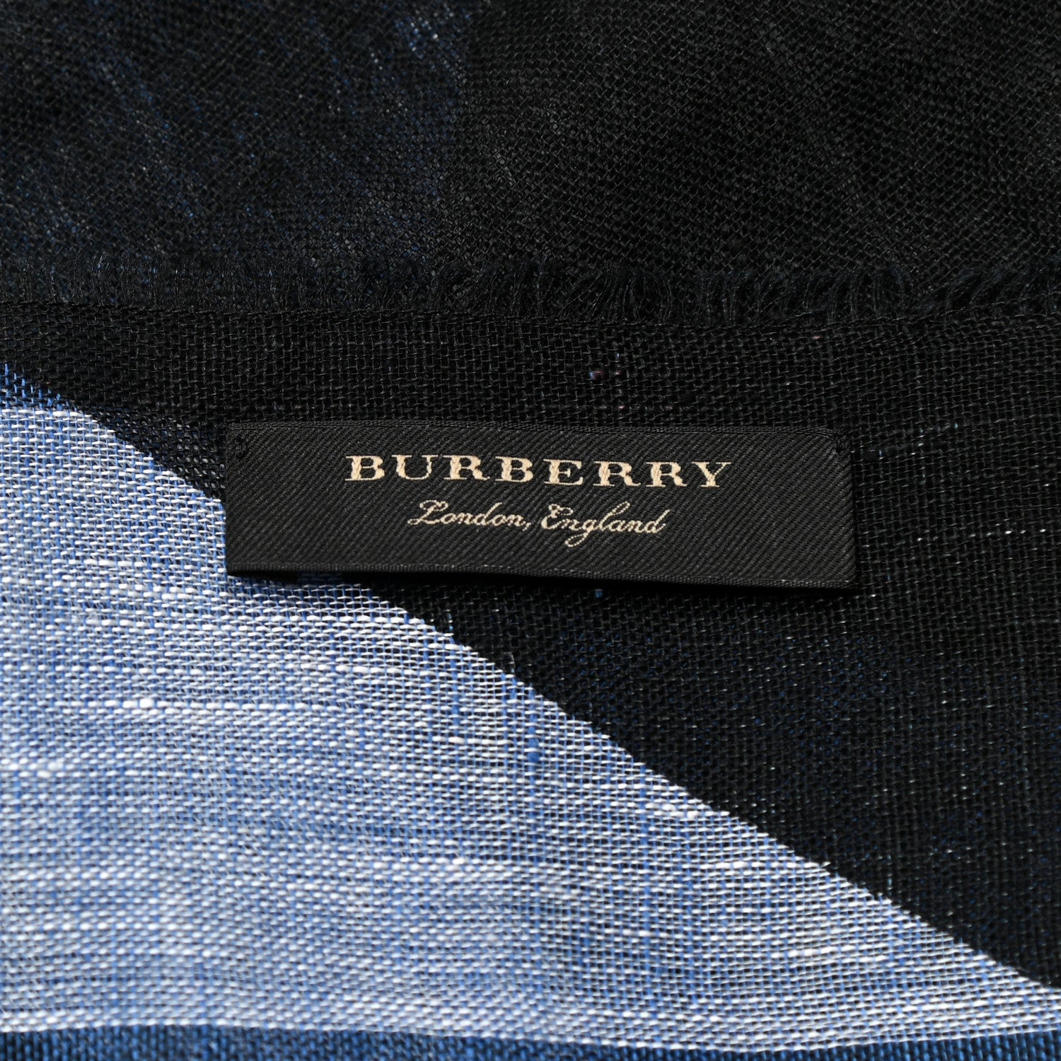 Burberry Linen Check Lightweight Scarf Multicolor 3 of 4