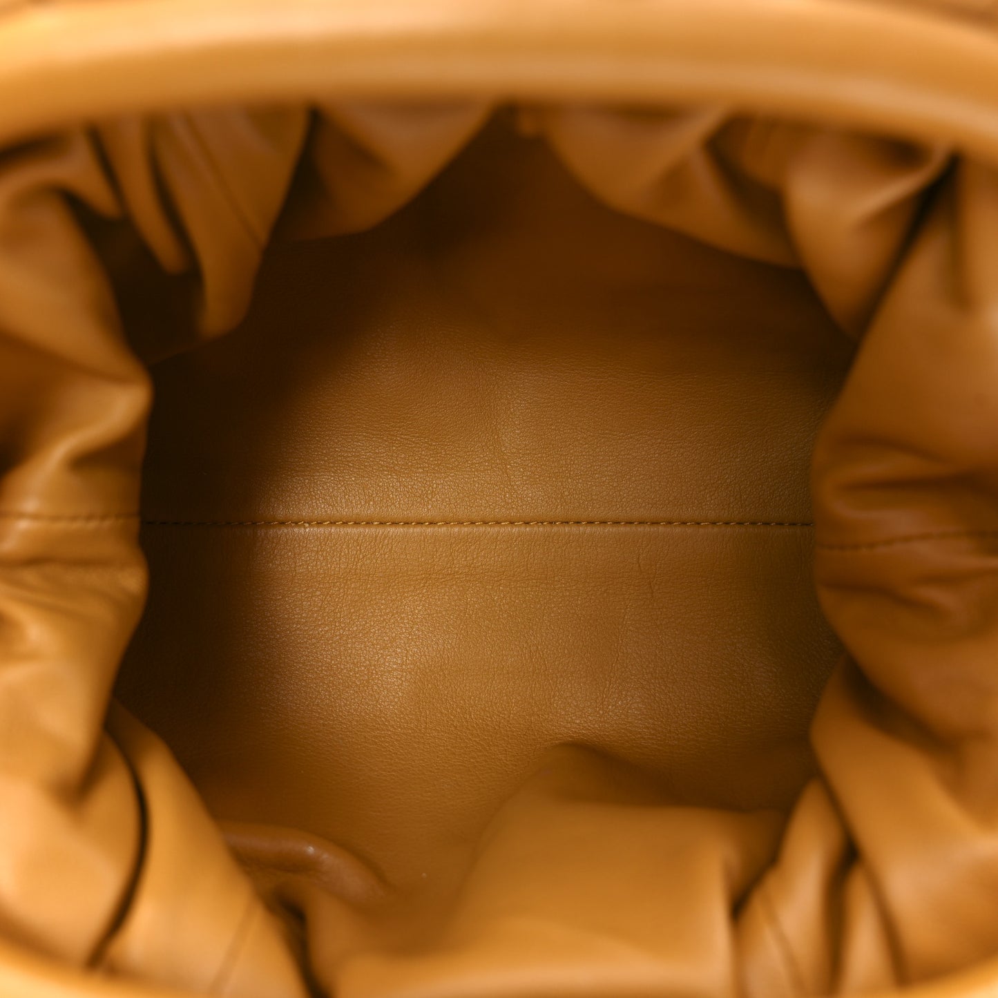 Butter Calfskin The Mini Pouch Butterscotch