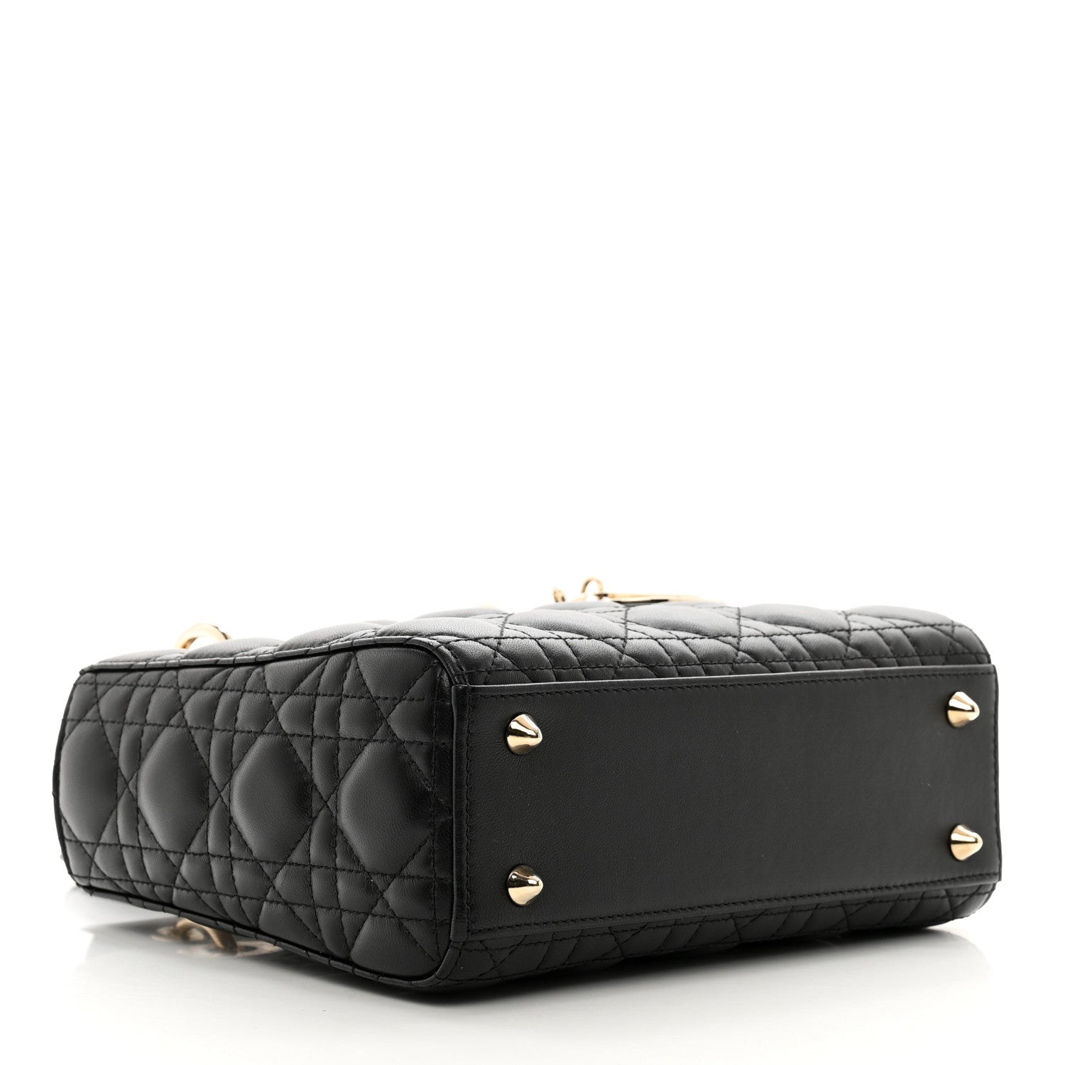 Christian Dior Lambskin Cannage Small My ABCDior Lady Dior Black 5 of 9