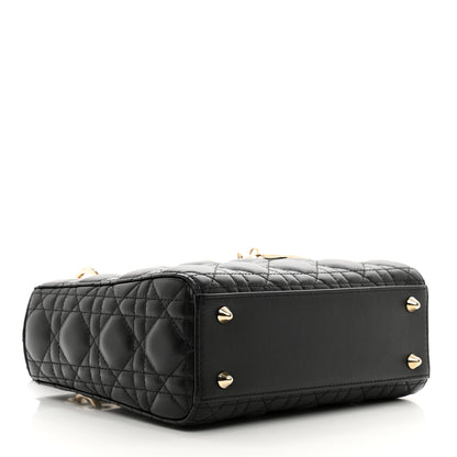 Christian Dior Lambskin Cannage Small My ABCDior Lady Dior Black 5 of 9
