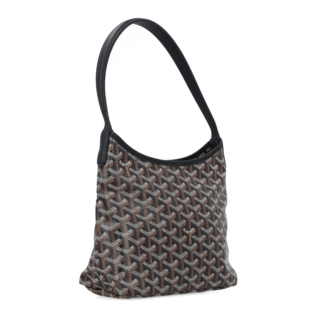 Goyardine Mini Boheme Hobo Black