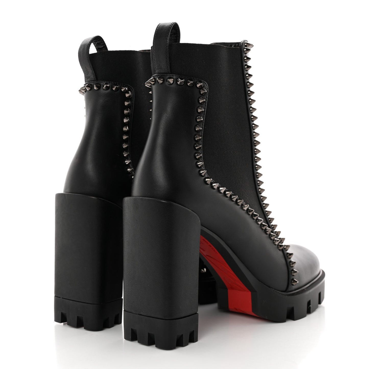 Nappa Out Line Spike Lug 100 Boots 37 Black