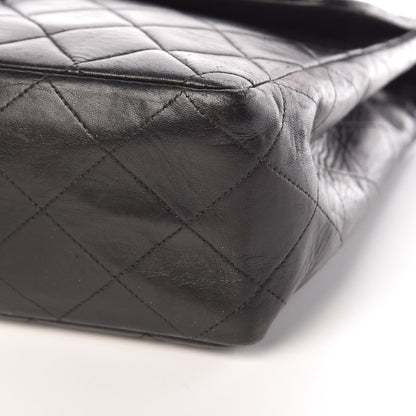 Chanel Lambskin Quilted Jumbo Single Flap Black 15 of 18
