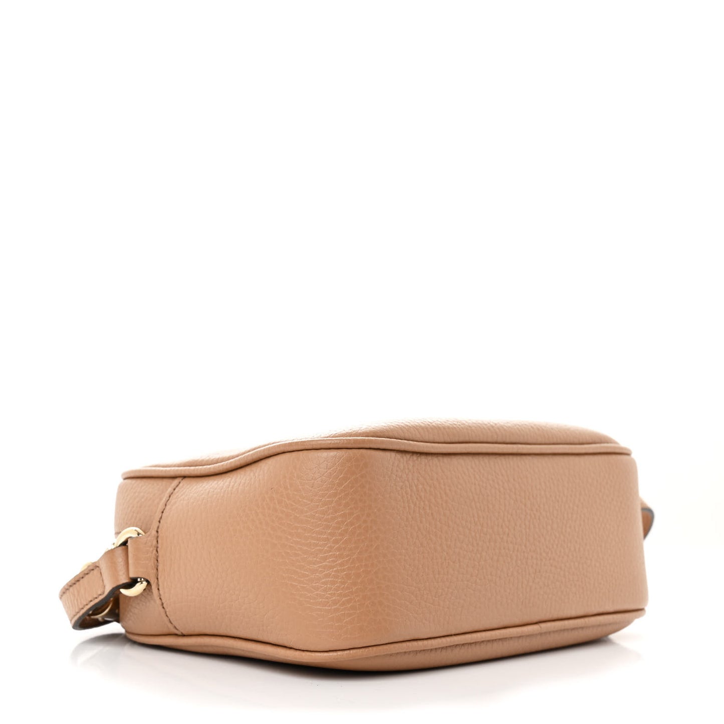 Pebbled Calfskin Small Soho Disco Bag Camelia