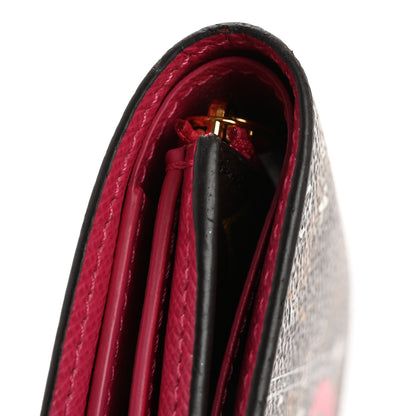 Louis Vuitton Monogram 2019 Christmas Animation Victorine Wallet Fuchsia 10 of 10