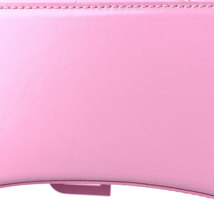 Balenciaga Shiny Box Calfskin Tonal B Hourglass Chain Bag Candy Pink 12 of 13