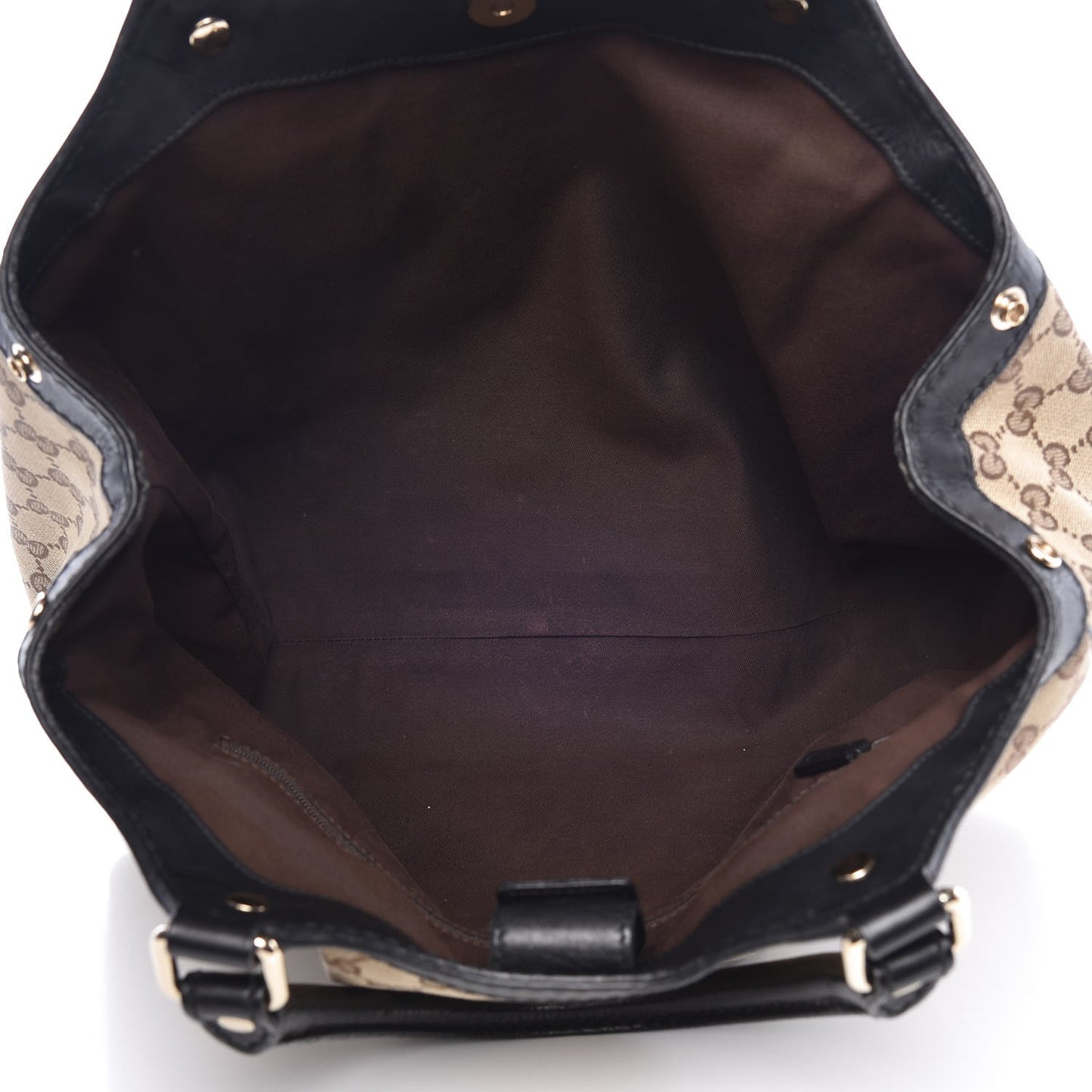 Monogram Medium Sukey Tote Beige Ebony Black