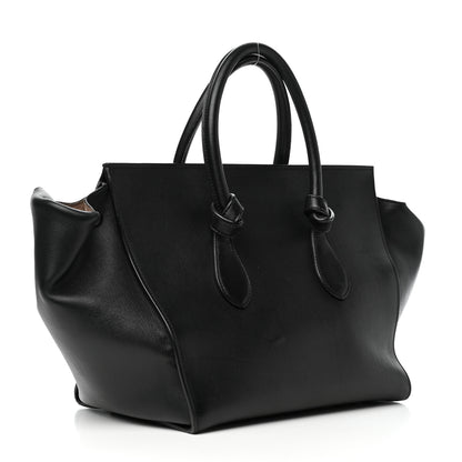 Celine Smooth Calfskin Small Tie Knot Tote Black 3 of 9
