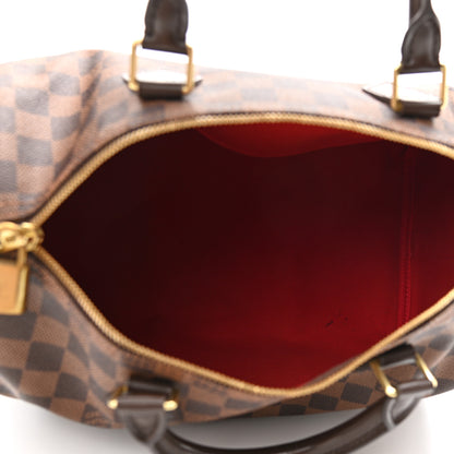 Louis Vuitton Damier Ebene Speedy Bandouliere 30 5 of 11