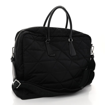 Prada Tessuto Re-Nylon Triangle Padded Travel Black 3 of 9