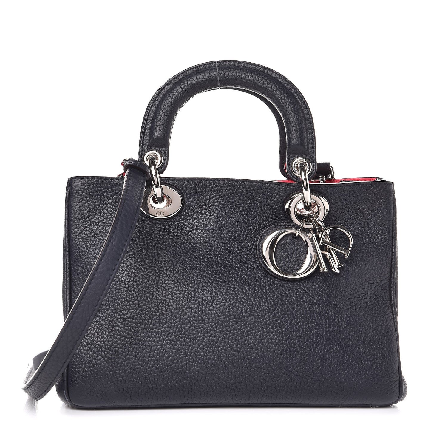 Bullcalf Small Diorissimo Tote Black Rose Indien