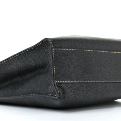Marc Jacobs Grained Calfskin Grind Shopper Tote Black 9 of 16