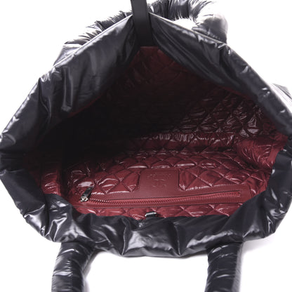 Chanel Nylon Quilted Coco Cocoon Reversible Tote Black 4 of 9