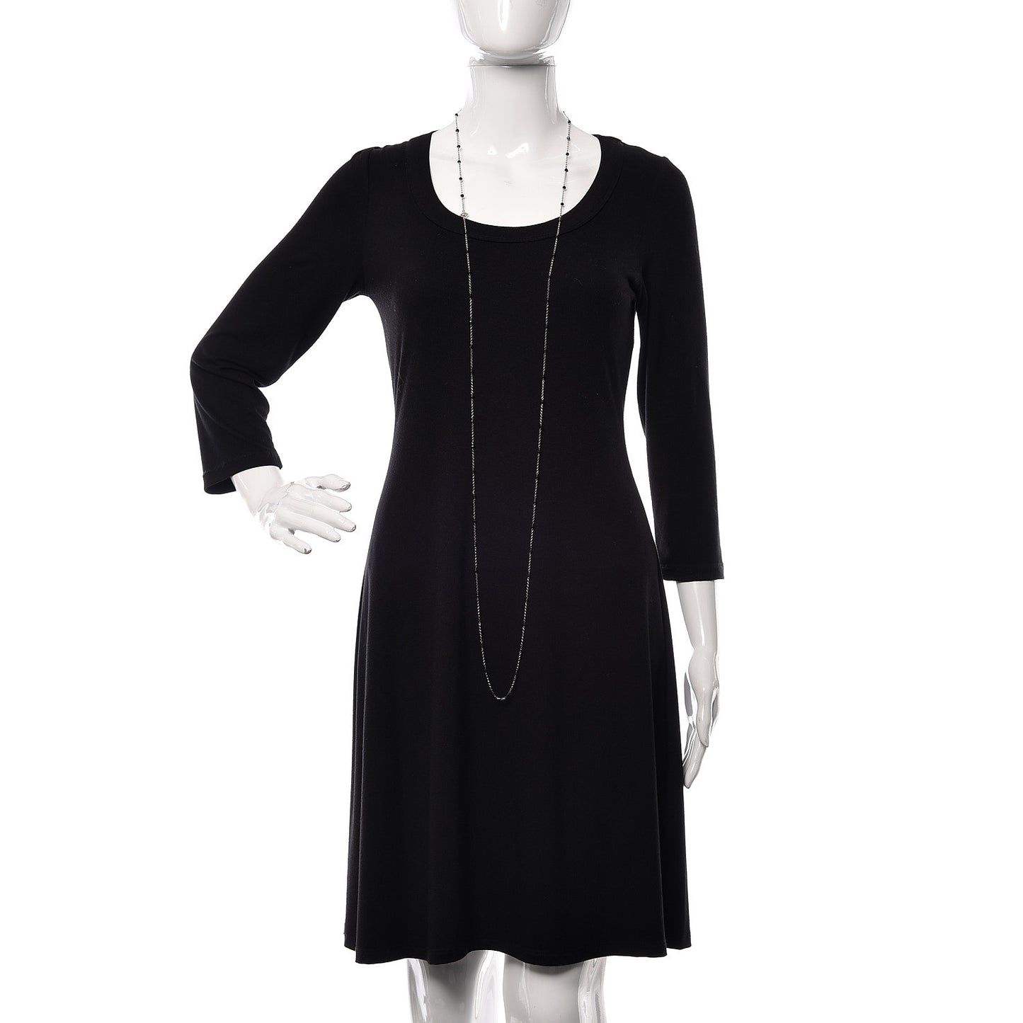 Sterling Silver Black Onyx Station Chain Necklace