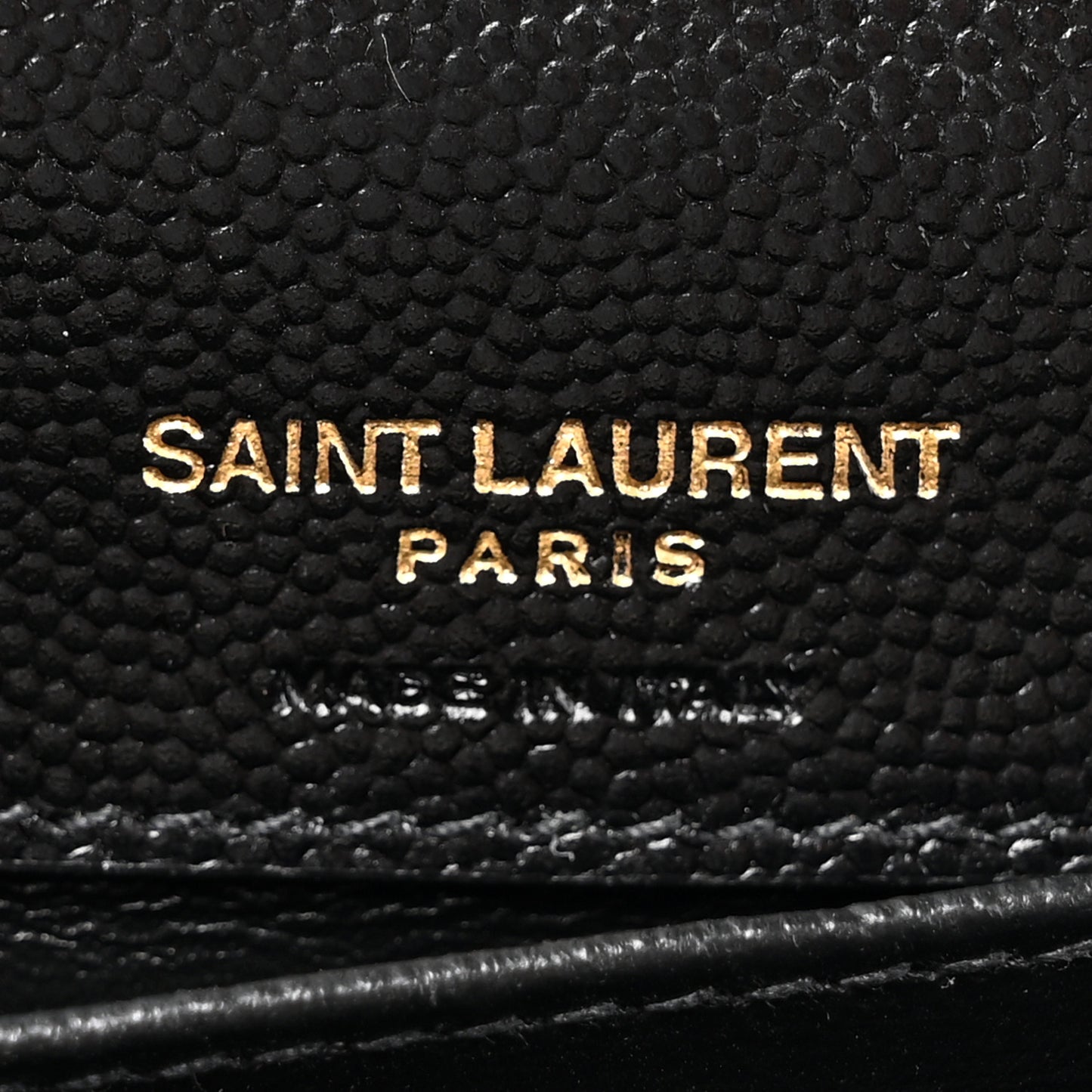 Grain De Poudre Monogram Kate Belt Bag Black