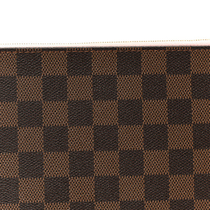 Louis Vuitton Damier Ebene Neverfull MM GM Pochette Rose Ballerine 8 of 9