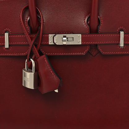 Hermes Box Birkin Sellier 25 Rouge H 8 of 13