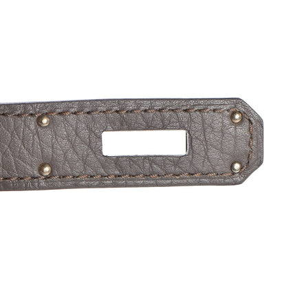 Hermes Taurillon Clemence Kelly Retourne 35 Etain 26 of 40
