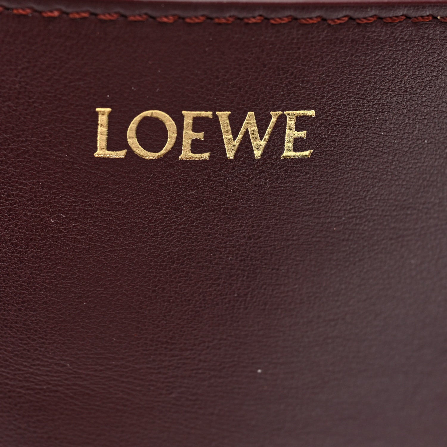 Loewe Shiny Calfskin Medium Puzzle Fold Tote Dark Burgundy 7 of 10