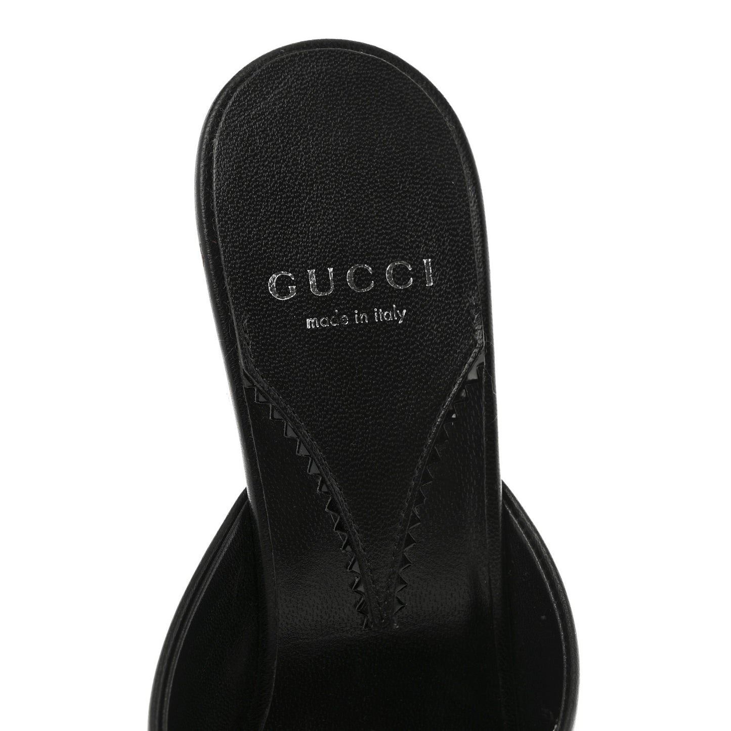 Malaga Kid Interlocking G Sandals 37.5 Black