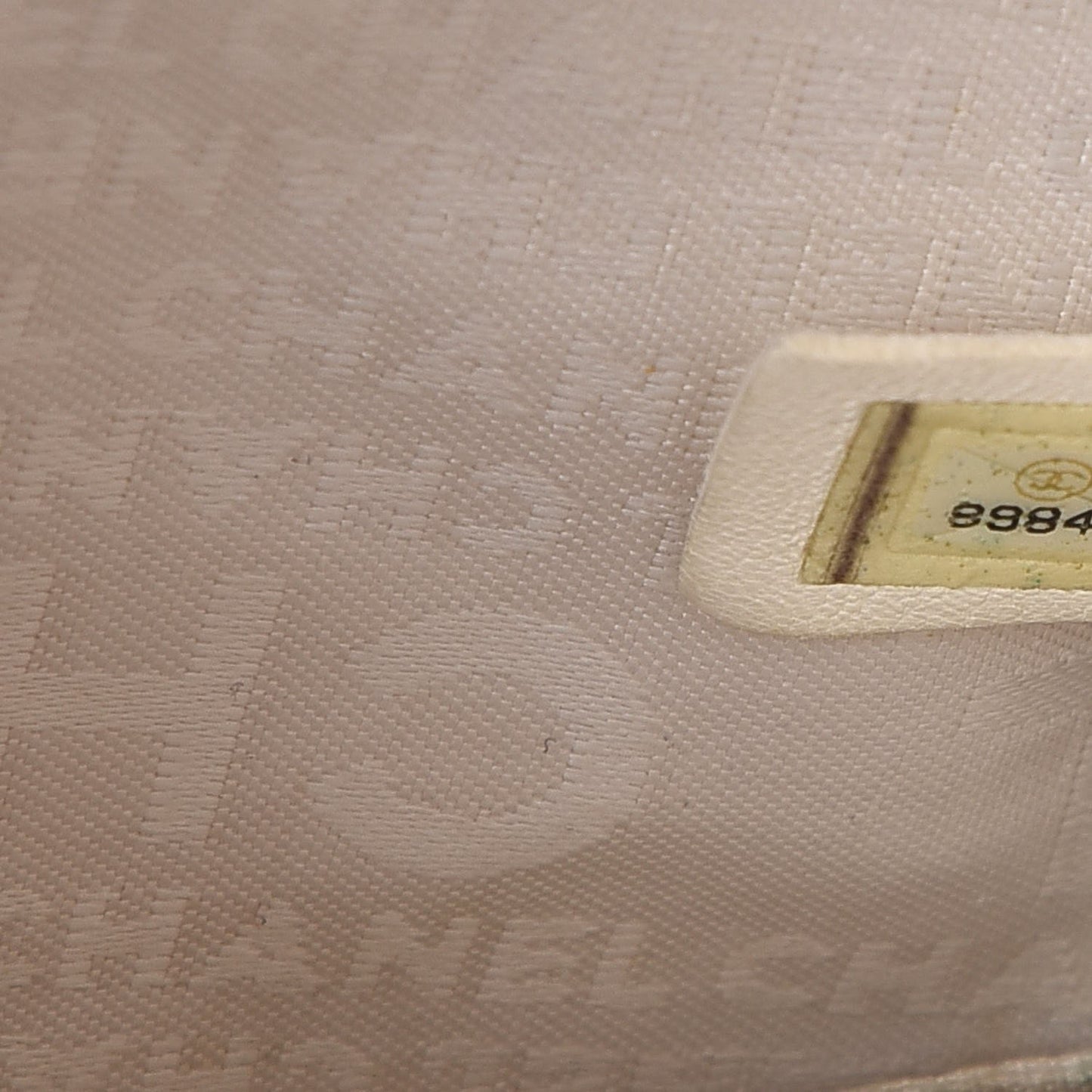 Lambskin Stitched Camellia Shoulder Bag White