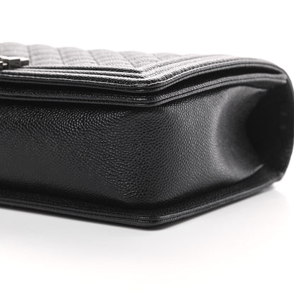 Chanel Caviar Quilted New Medium Boy Flap Black 11 of 12