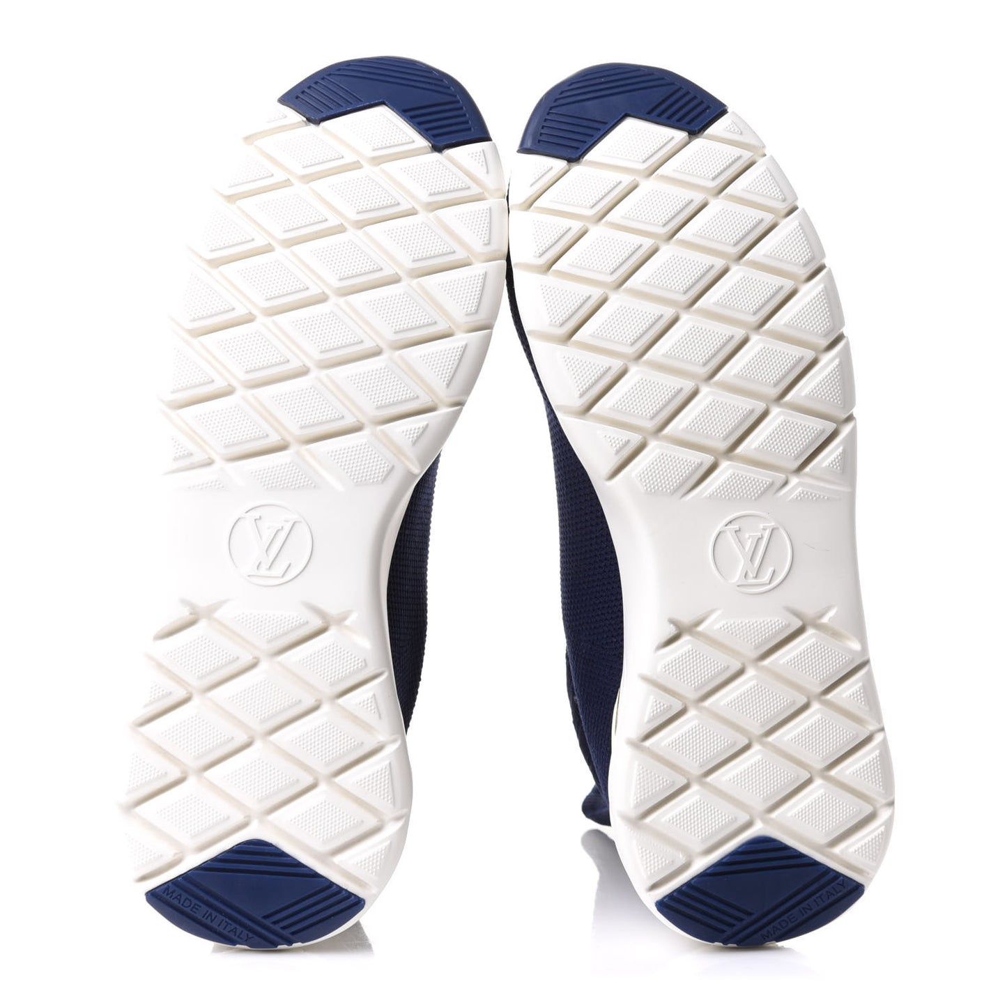 Stretch Fabric LV Black Heart Sock Sneaker 41 Marine