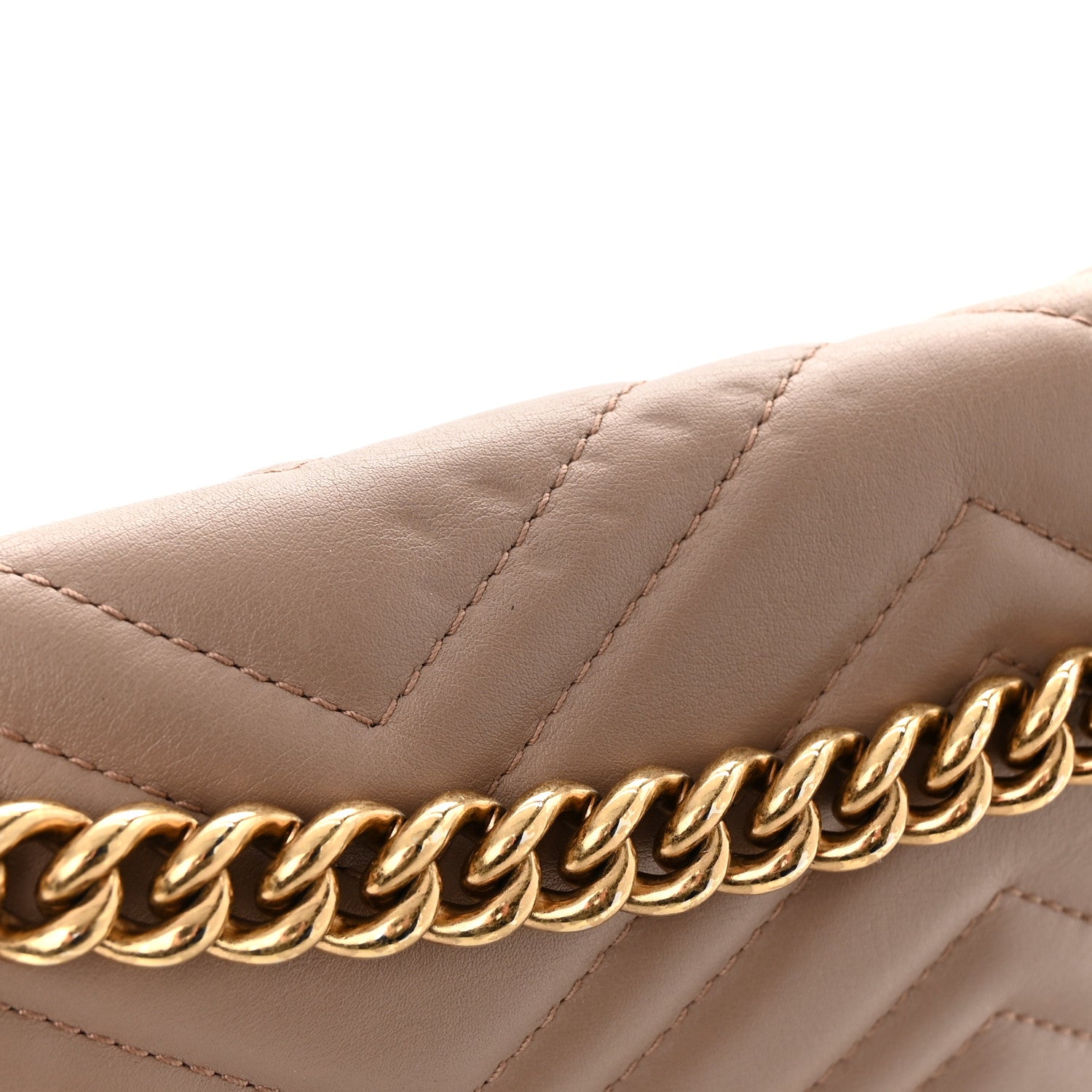 Gucci Calfskin Matelasse Medium GG Marmont Shoulder Bag Porcelain Rose 12 of 14