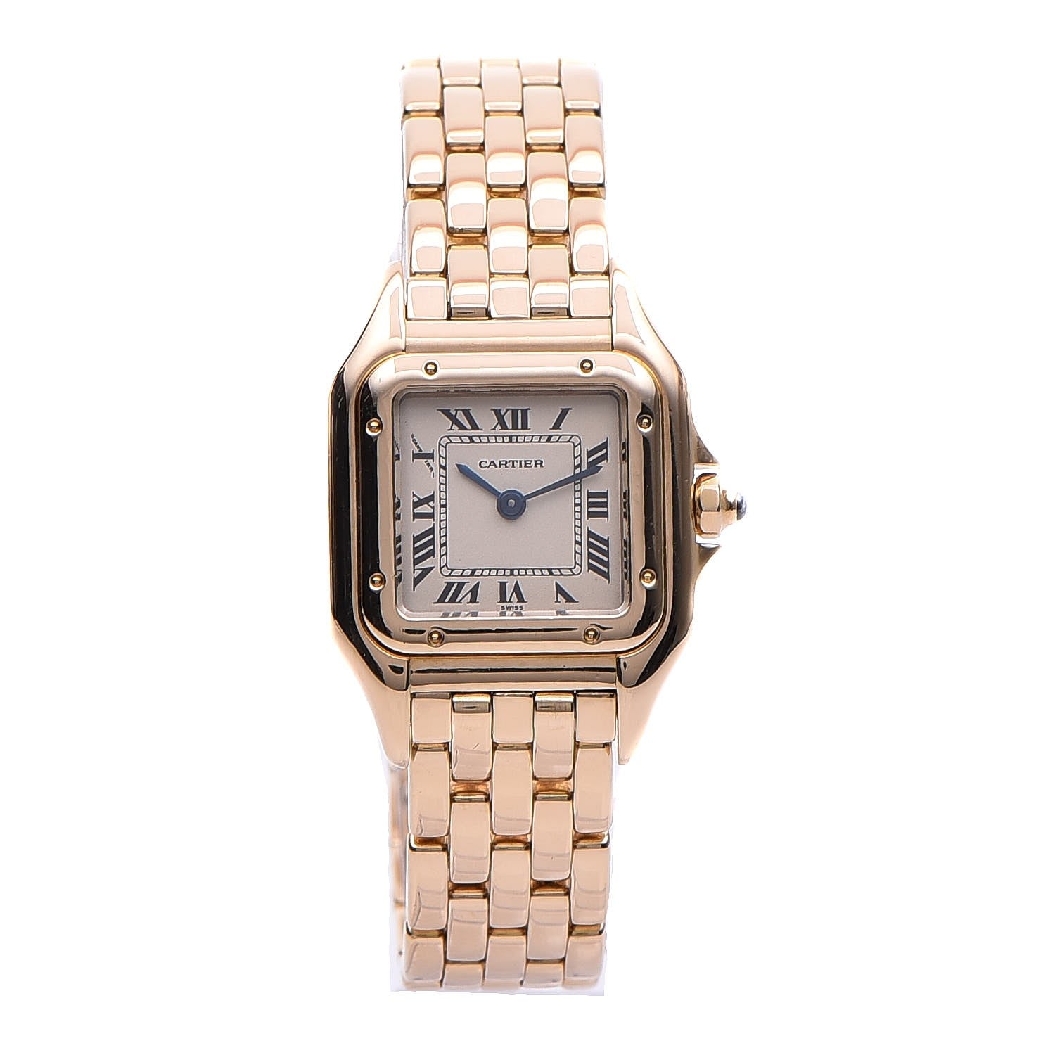 Cartier 18K Yellow Gold 22mm Panthere Quartz Watch 1 of 9