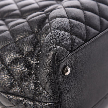 Chanel Caviar Quilted Large Coco Handle Flap Grey 11 of 12