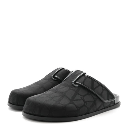 Valentino Garavani Jacquard Iconographe Vlogo Mules 41 Black 4 of 10