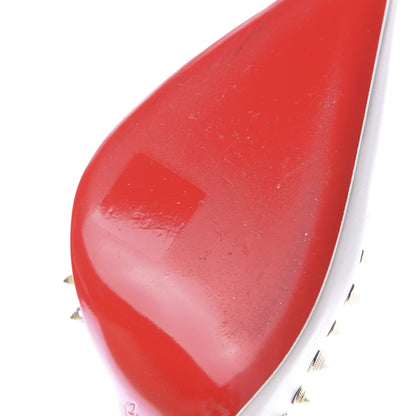 Christian Louboutin Shiny Nappa Irishell 100 Pumps 38 White 11 of 12