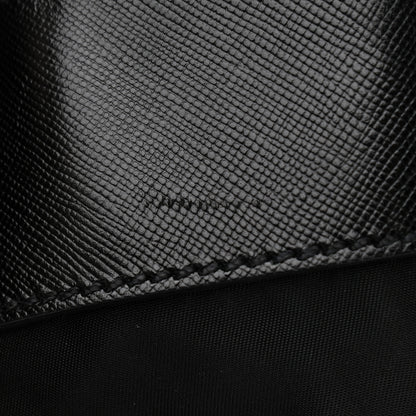 Prada Tessuto Nylon Saffiano Messenger Satchel Black 11 of 11