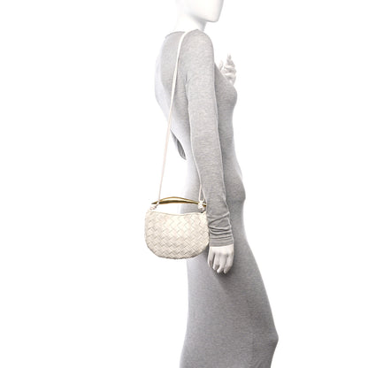 Bottega Veneta Nappa Intrecciato Mini Sardine Bag Chalk 3 of 11
