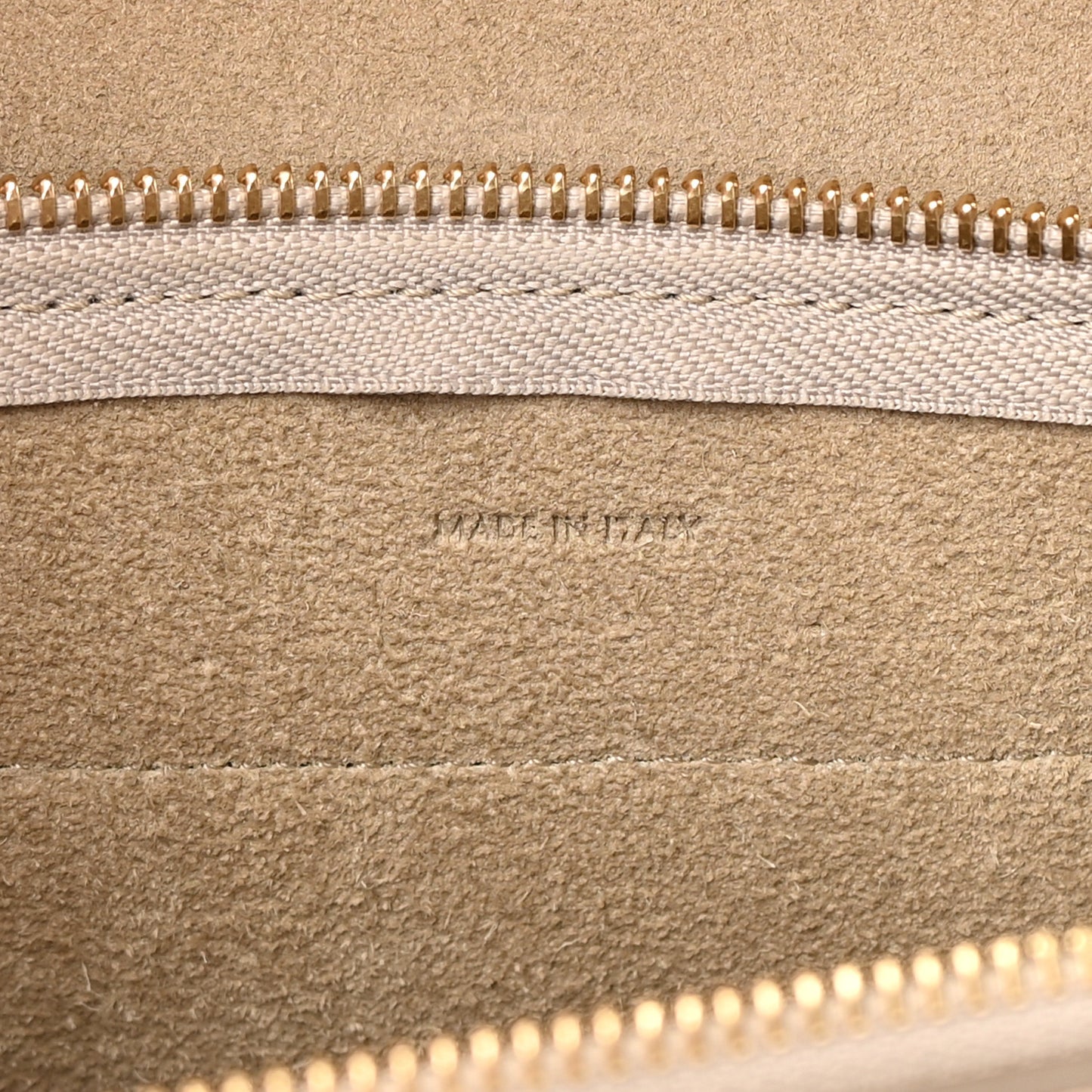 Grained Calfskin Nano Belt Bag Light Taupe