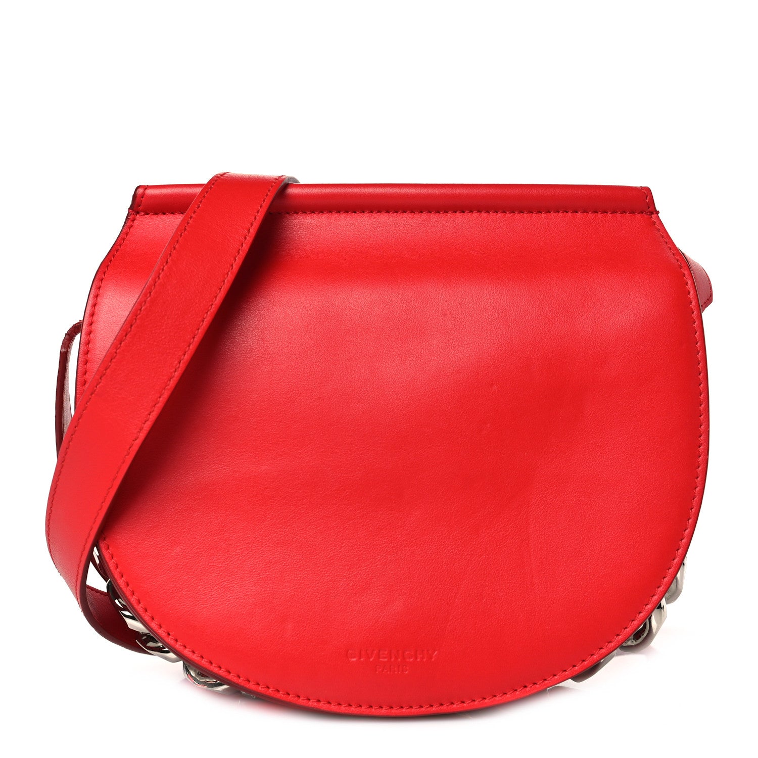 Givenchy Calfskin Mini Infinity Saddle Bag Medium Red 1 of 9