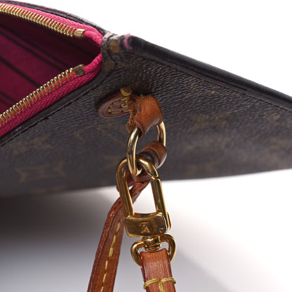 Louis Vuitton Monogram Neverfull MM GM Pochette Pivoine 8 of 9