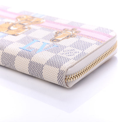 Louis Vuitton Damier Azur Summer Trunks Clemence Wallet 7 of 10