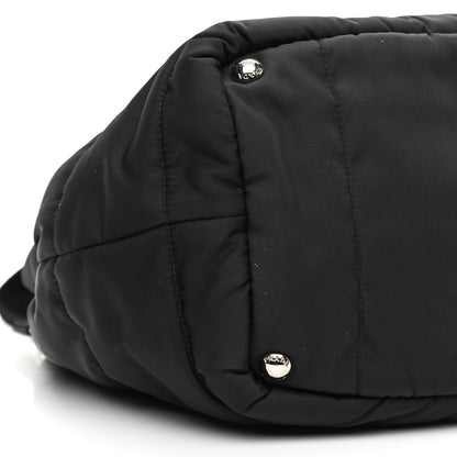 Prada Tessuto Nylon Bomber Tote Black 8 of 9