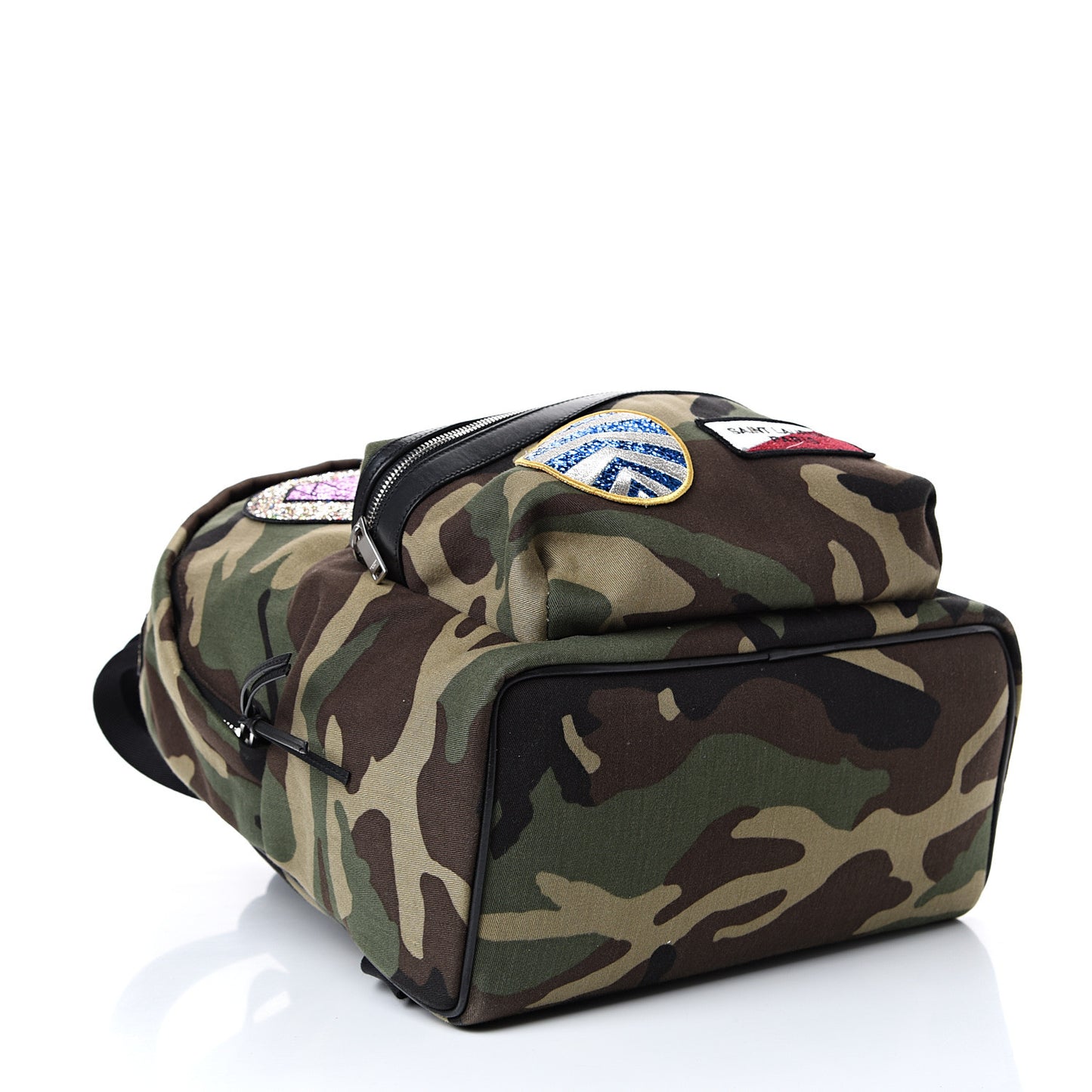 Canvas Multi Patch City Backpack
