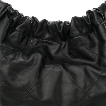 Chanel Shiny Calfskin Quilted Chanel 22 So Black 9 of 12