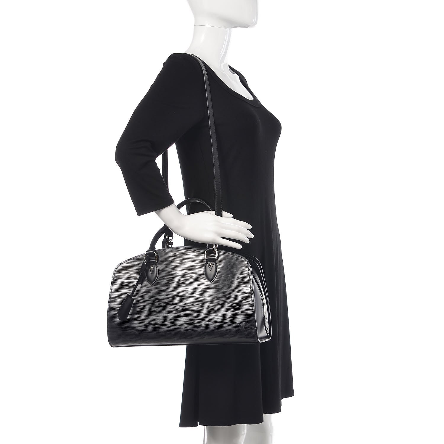 Louis Vuitton Epi Pont-Neuf PM Black 3 of 10