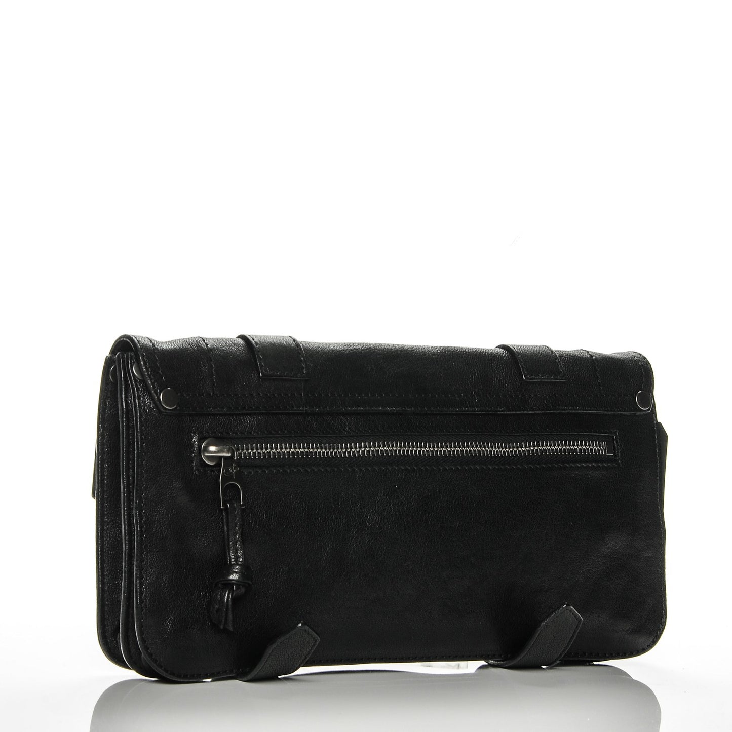 Lambskin PS1 Pochette Clutch Black
