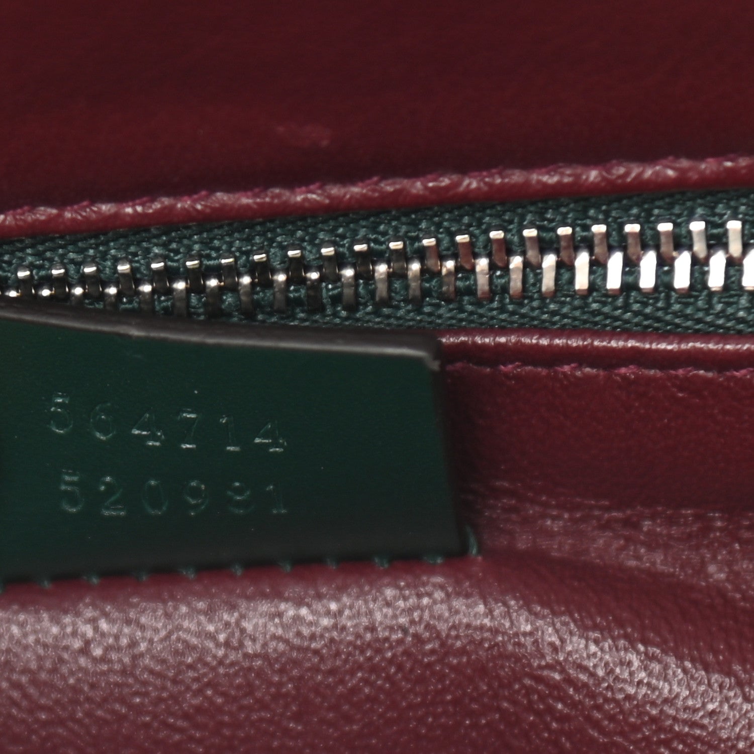 Gucci Smooth Calfskin Medium Zumi Top Handle Bag Vintage Green 6 of 9