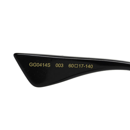 Gucci Metal Rectangular Frame Sunglasses GG0414S Gold Multicolor 6 of 8