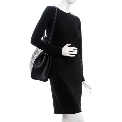 Gucci Calfskin Matelasse Medium GG Marmont Tote Black 2 of 10